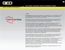 Tablet Screenshot of geocompany.pl
